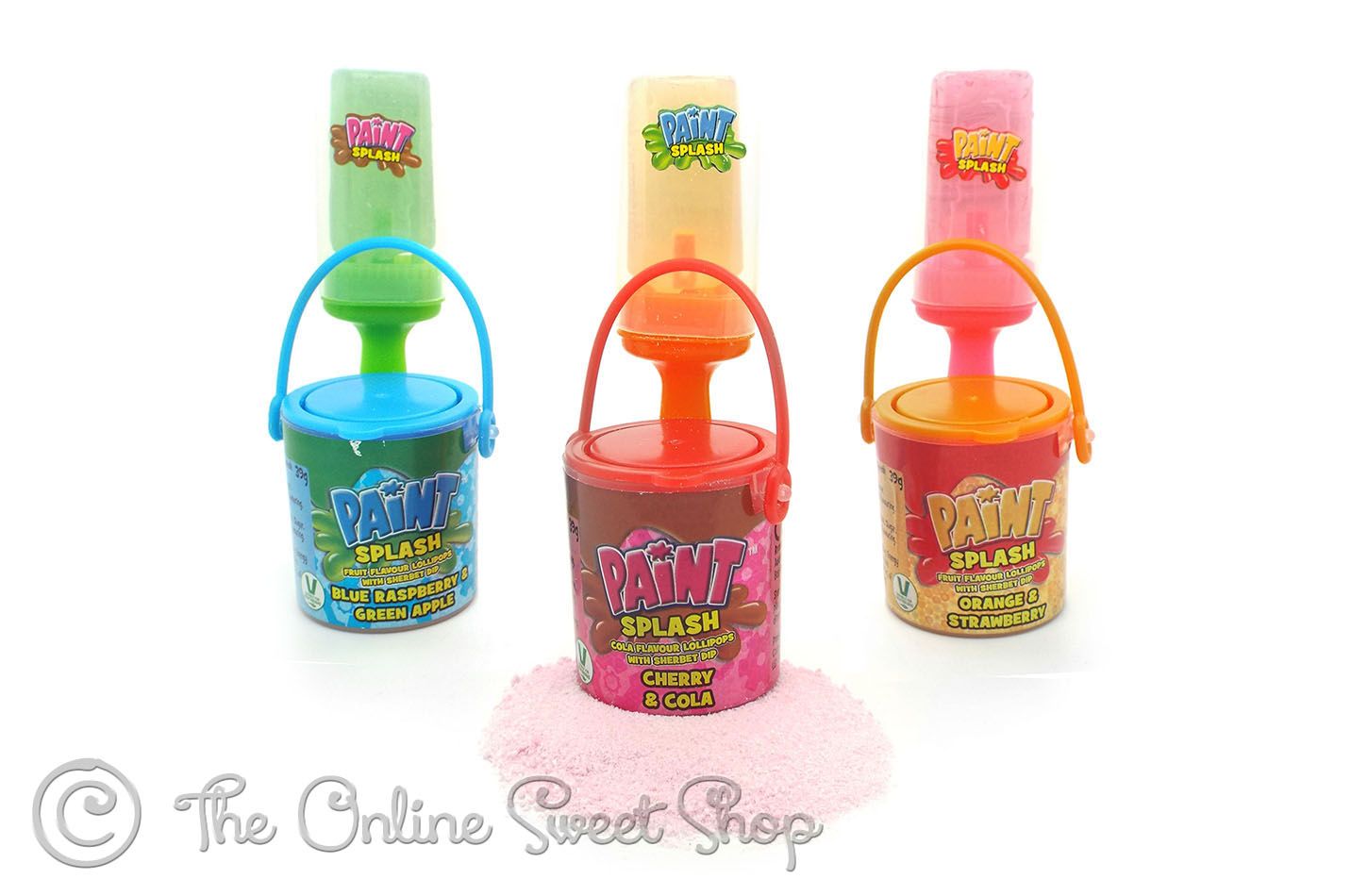 PAINT SPLASH LOLLIPOPS WITH SHERBET DIP eBay