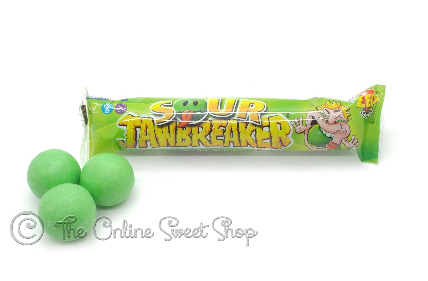 ZED CANDY SOUR JAWBREAKERS BUBBLE GUM SWEETS eBay