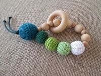 Green Gradient / Ombre Teether, Teething, Grasping, Rattle, Baby Toy Green Gradient / Ombre Teether, Teething, Grasping, Rattle, Baby Toy