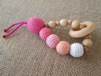 Pink Ombre / Gradient Teething, Teether, Grasping, Rattle, Baby Toy Pink Ombre / Gradient Teething, Teether, Grasping, Rattle, Baby Toy