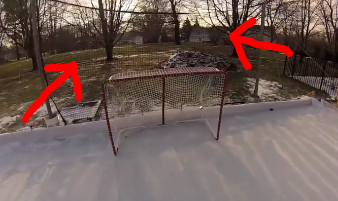 Backyard Ice Rink Netting - Behind Hockey Net Protective ...