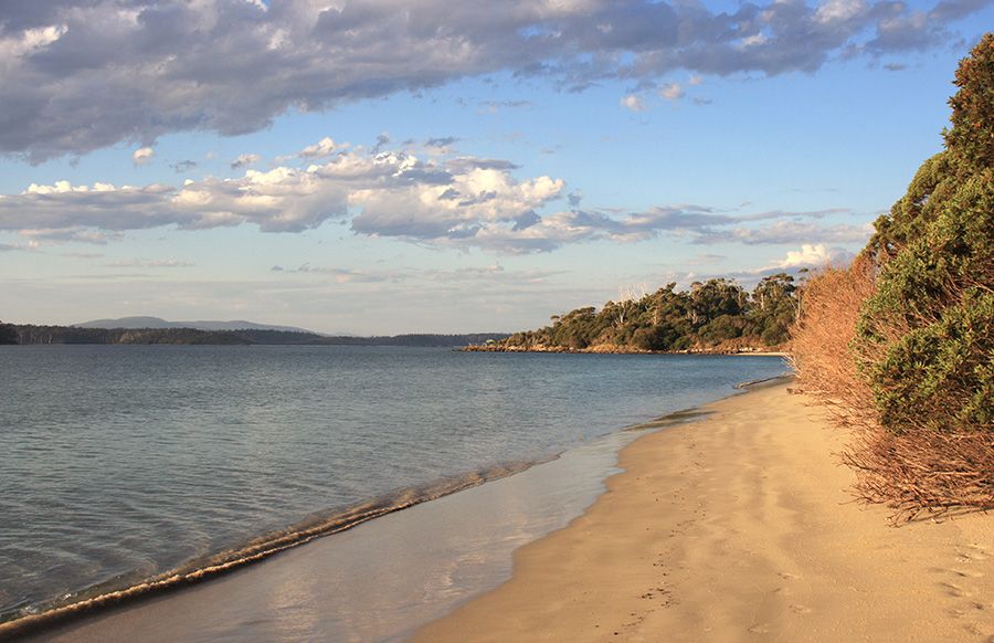 Our private beach at Cockle Creek