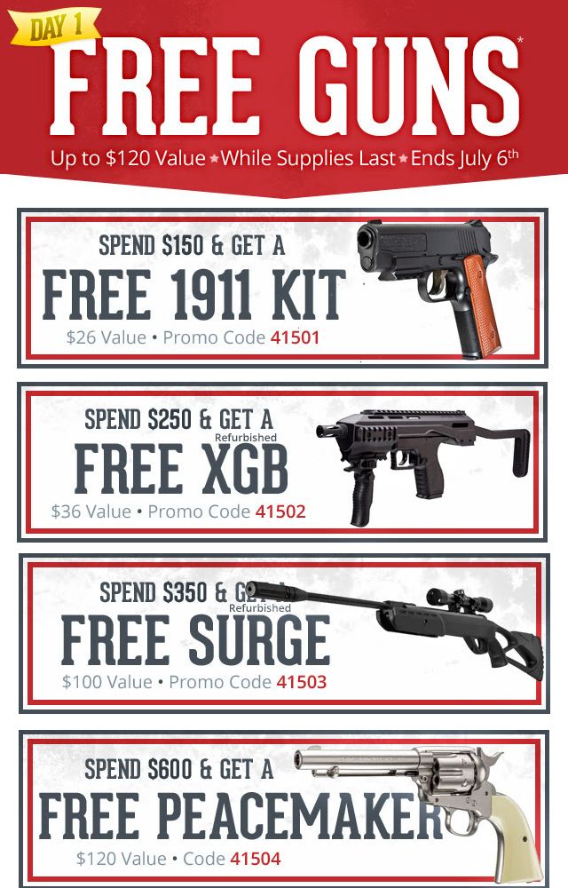 Daily Dealer Deals Airgun Depot is getting extra patriotic this
