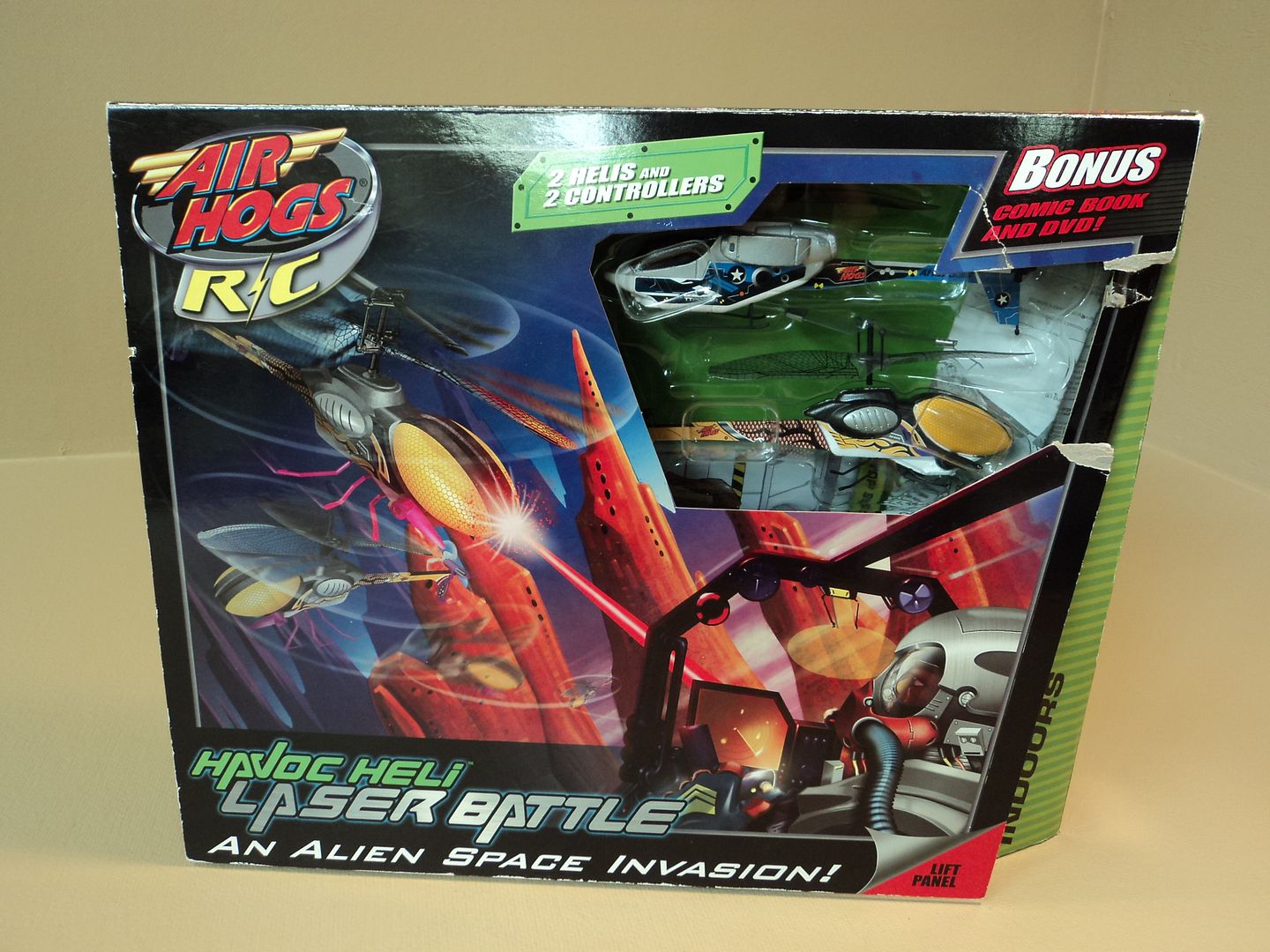 Spin Master Air Hogs RC Havoc Heli Laser Battle 2 Helis 2 Controllers