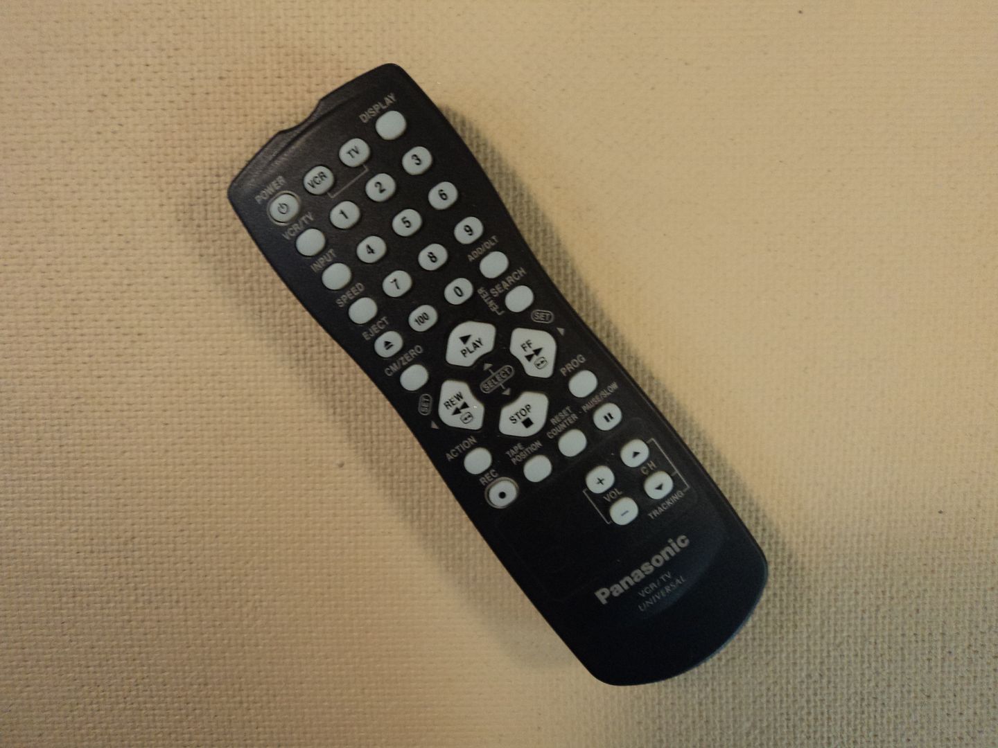 universal remote control for vcr