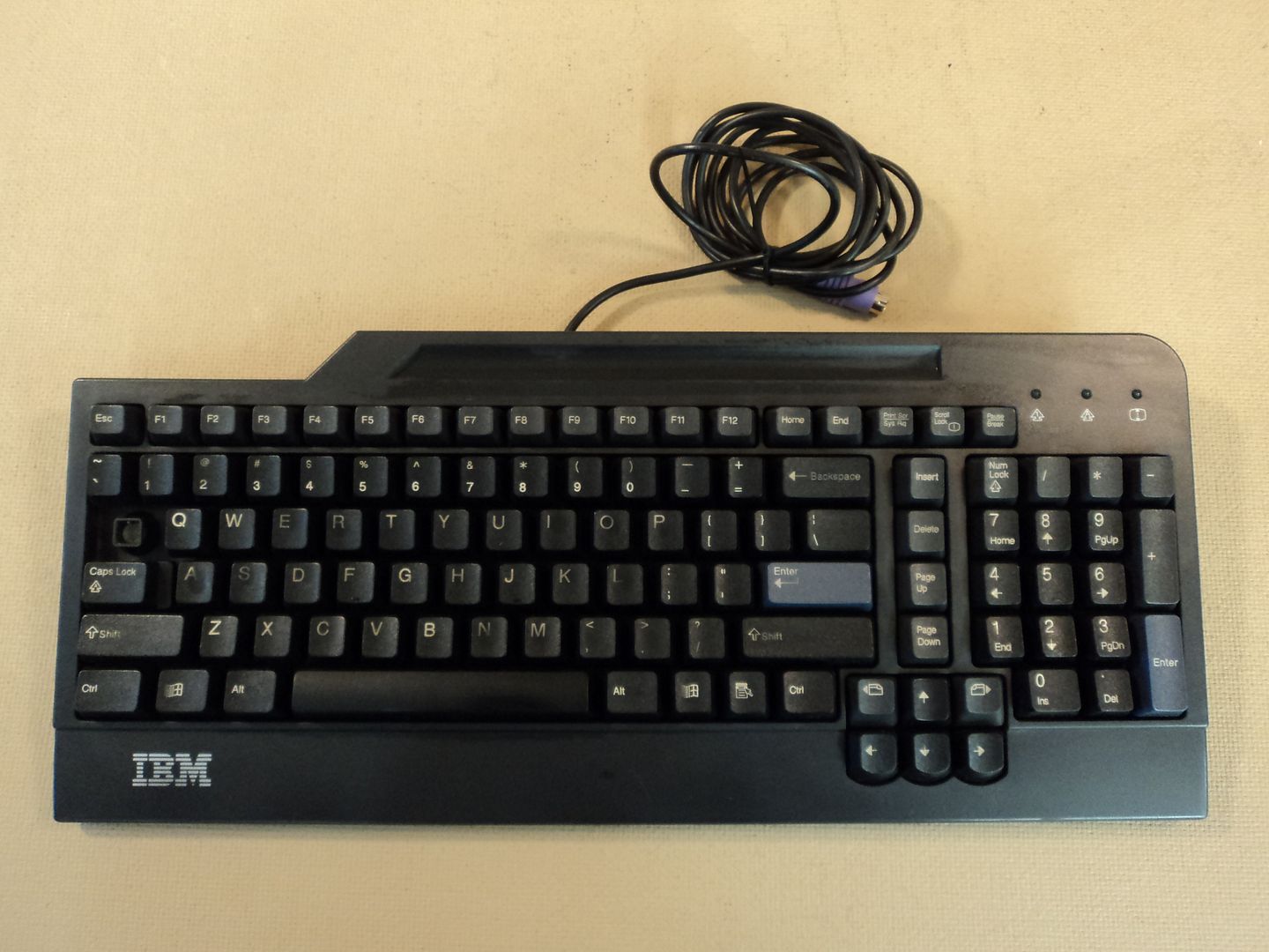 IBM Deluxe Computer Keyboard PS2 Black PS/2 SK8811 eBay