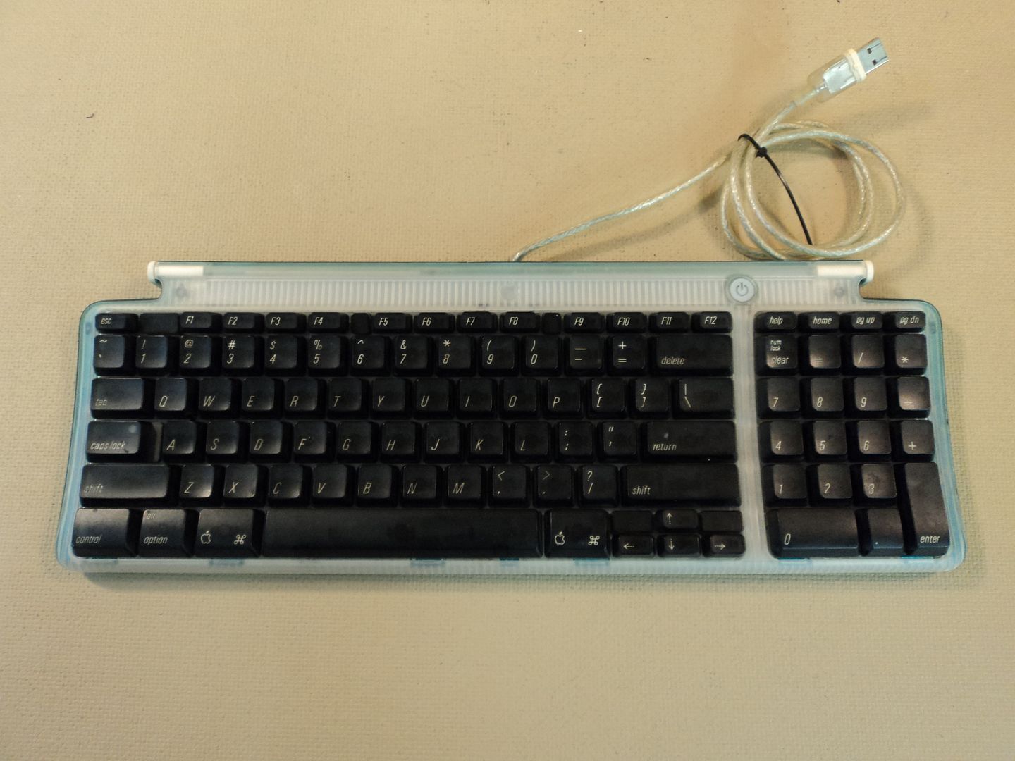 Apple Desktop Computer USB Keyboard iMac Teal Blue Green Two USB Ports M2452 eBay