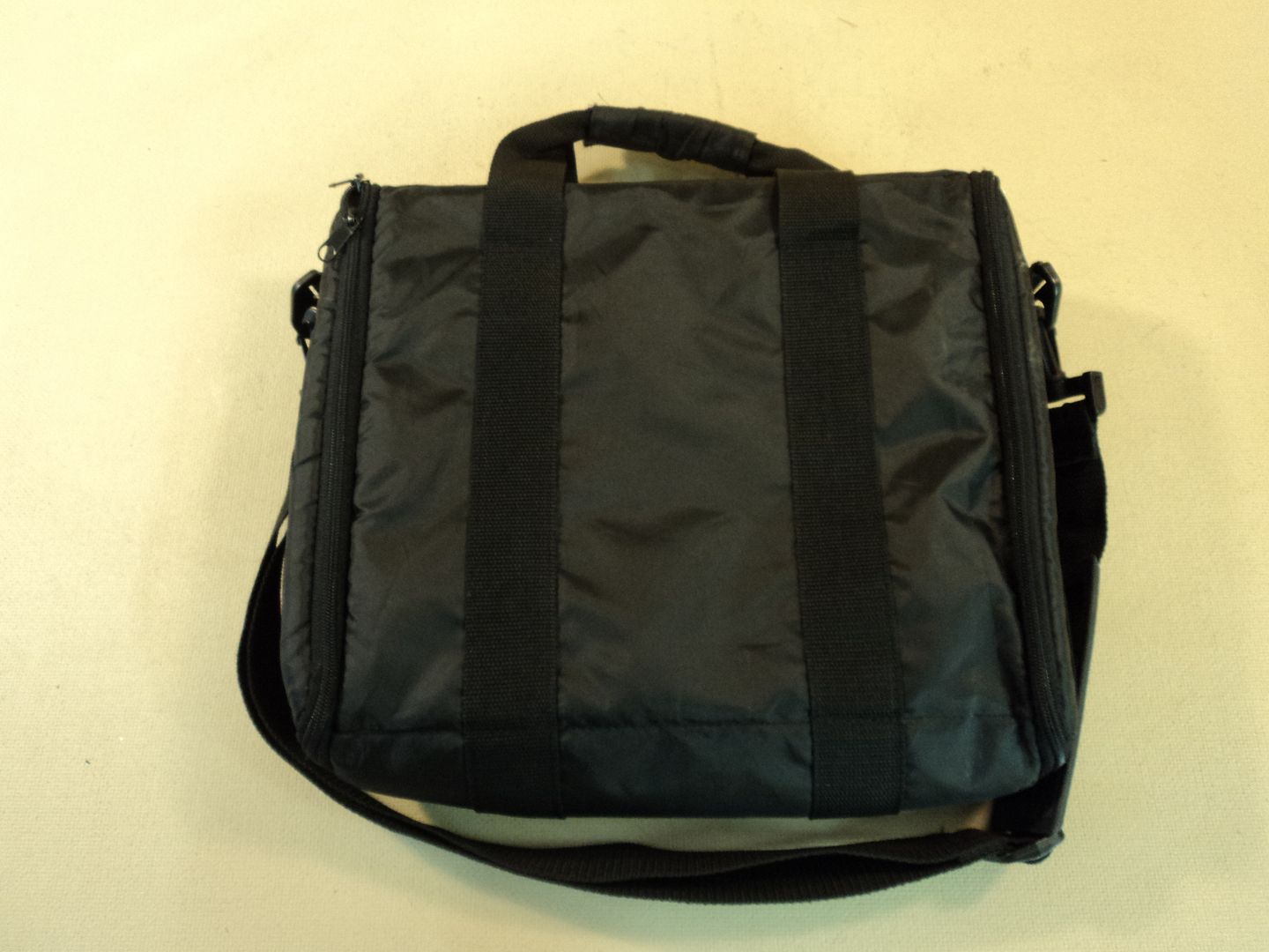 Standard 13 Inch Laptop Bag Padded Black One Exterior Pouch Shoulder