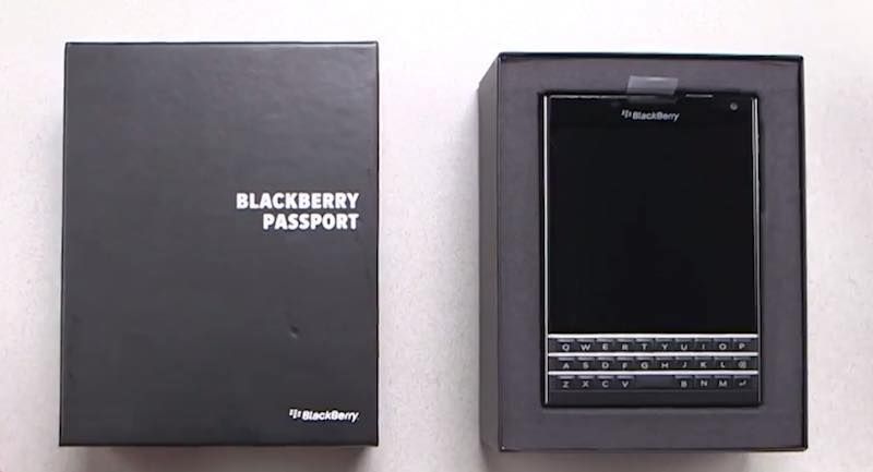 MiniAppleShop-BlackBerry Passport hàng mới 100% Seal box Made in Mexico - 4