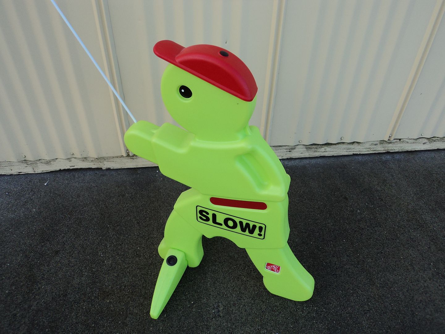 Step2 Company Slow Man Figure Kid Alert Fluorescent Green 34 Inches ...